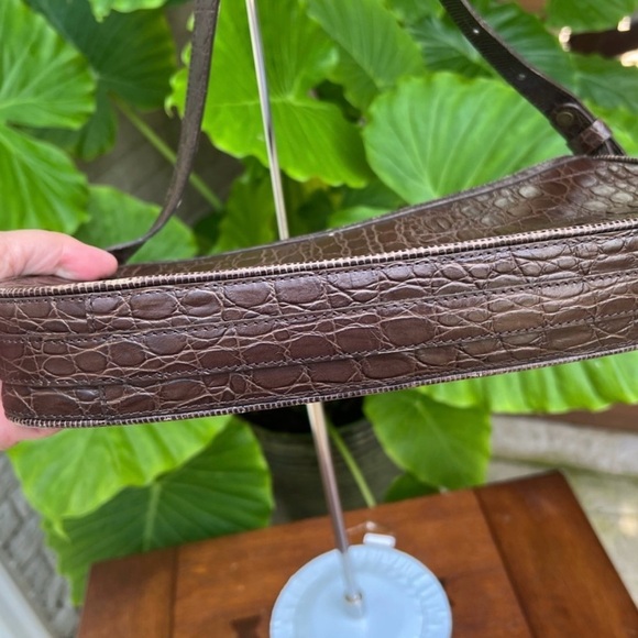 Brahmin Prissy Collection Crocodile Embossed Bag-EUC - Picture 2 of 6